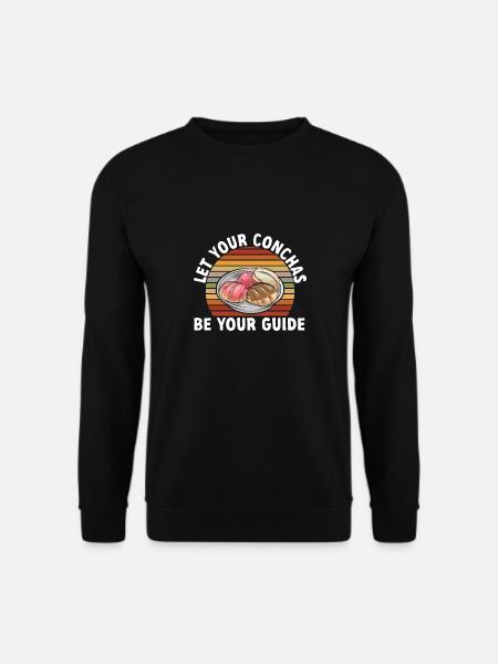 Concha Hispanic Mexican Pan Dulce - Unisex Sweatshirt - black