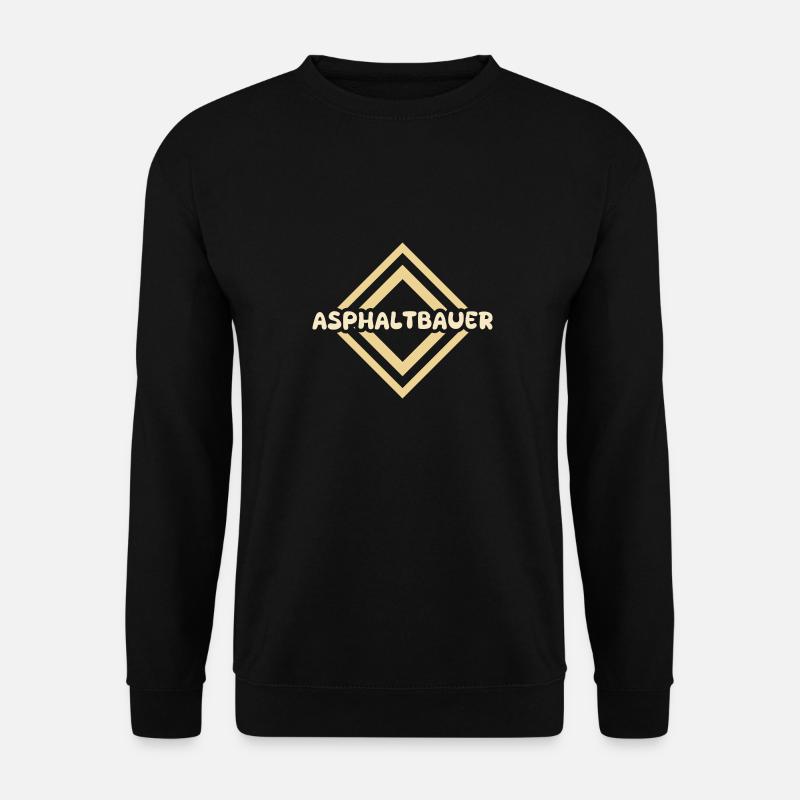 Job Asphaltbauer - Unisex Pullover - Schwarz