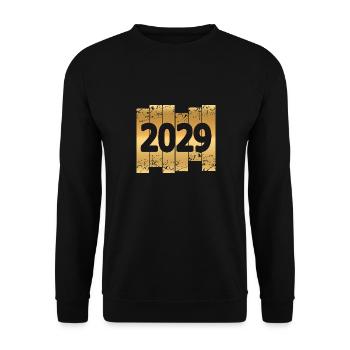 2029 - Unisex Sweatshirt - black - Front - Alina (178cm) & Michal (187cm)