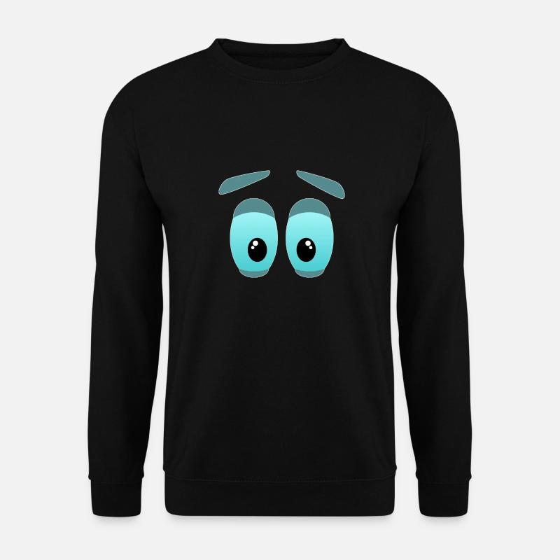 Die großen Augen - Unisex Pullover - Schwarz