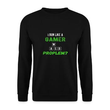 Jeux Gaming Jeux Vidéo PC Console - Sweat-shirt Unisexe - noir - Devant - Alina (178cm) & Michal (187cm)