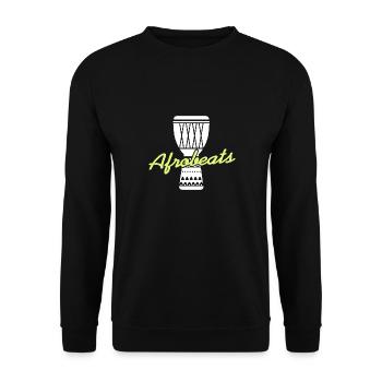 Super Djembe Afrobeats Lover T-Shirt Cadeau - Sweat-shirt Unisexe - noir - Devant - Alina (178cm) & Michal (187cm)