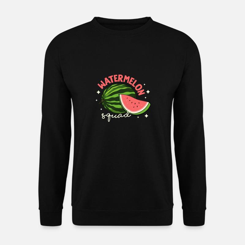 Watermelon Squad Tropical Summer Fruits - Unisex Sweatshirt - black