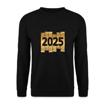 Witzig 2025 - Unisex Pullover - Schwarz - Vorne - Alina (178cm) & Michal (187cm)