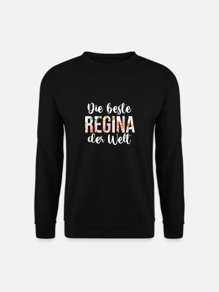 Vorname Regina - Unisex Pullover - Schwarz