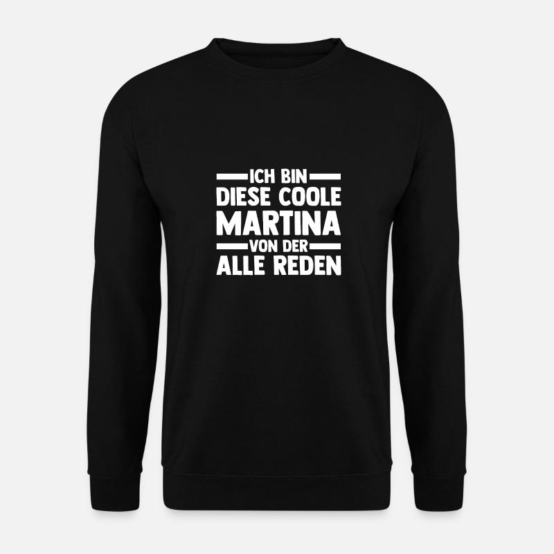 Martina - Unisex Pullover - Schwarz