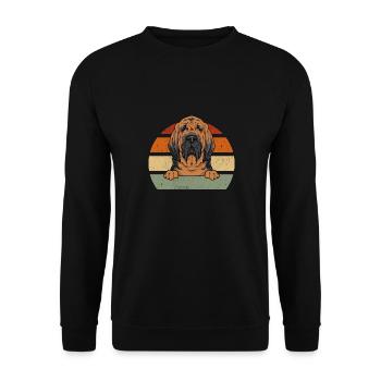 Limier Chien Limier - Sweat-shirt Unisexe - noir - Devant - Alina (178cm) & Michal (187cm)