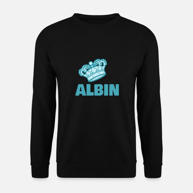 König Albin - Unisex Pullover - Schwarz