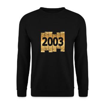 Witzig 2003 - Sweat-shirt Unisexe - noir - Devant - Alina (178cm) & Michal (187cm)