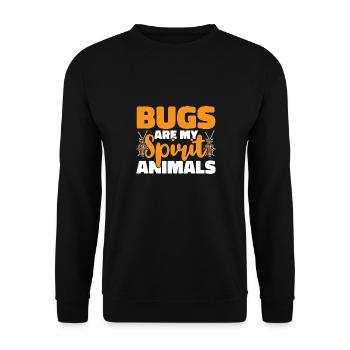 Collectionneur d’insectes Insectes, Amateur de coléoptères, Entomologiste - Sweat-shirt Unisexe - noir - Devant - Alina (178cm) & Michal (187cm)