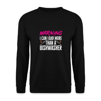 Tir au piège Tir au pigeon en argile Skeet - Sweat-shirt Unisexe - noir - Devant - Alina (178cm) & Michal (187cm)