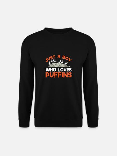 Papageientaucher Puffin Alkenvögel Lunde - Unisex Pullover - Schwarz