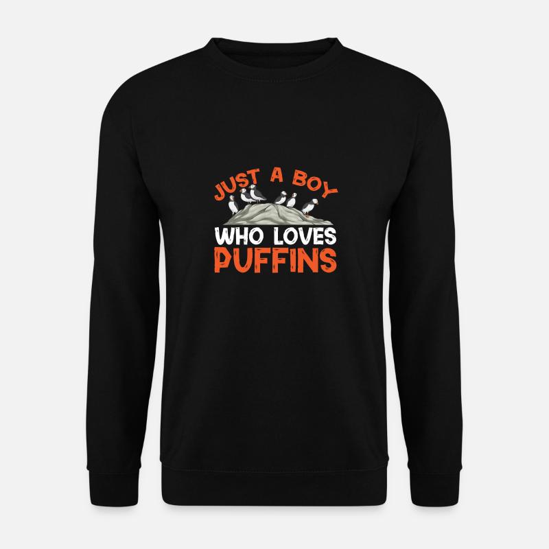 macareux macareux moines oiseaux Lunde - Sweat-shirt Unisexe - noir
