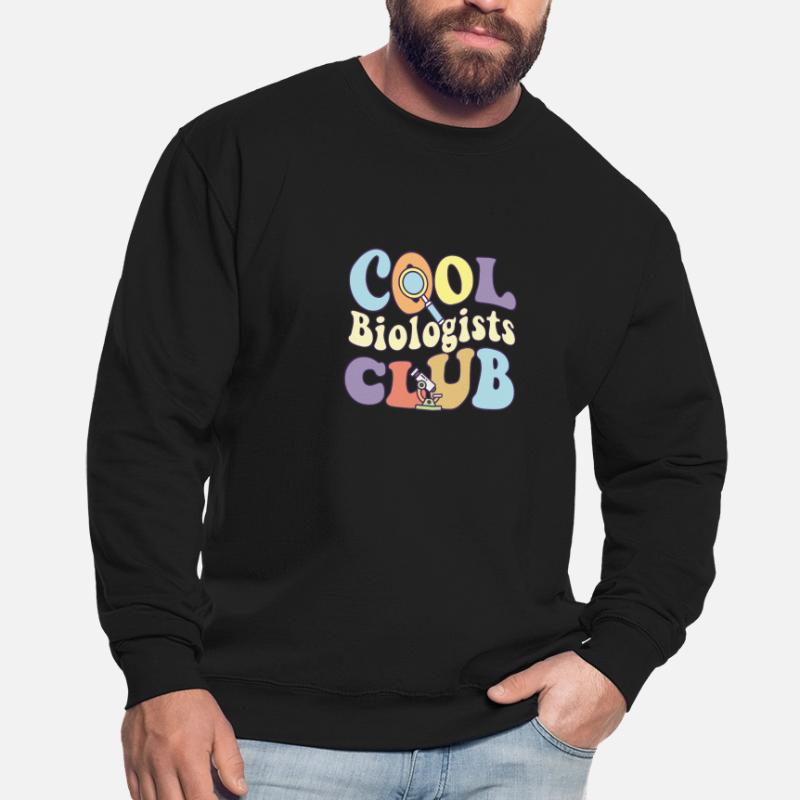 Cool Biologists Club Microbiologist Crew Marine Sweat-shirt Unisexe