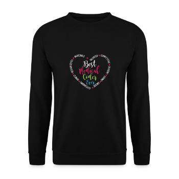 Spécialiste du codage de codeur médical - Sweat-shirt Unisexe - noir - Devant - Alina (178cm) & Michal (187cm)