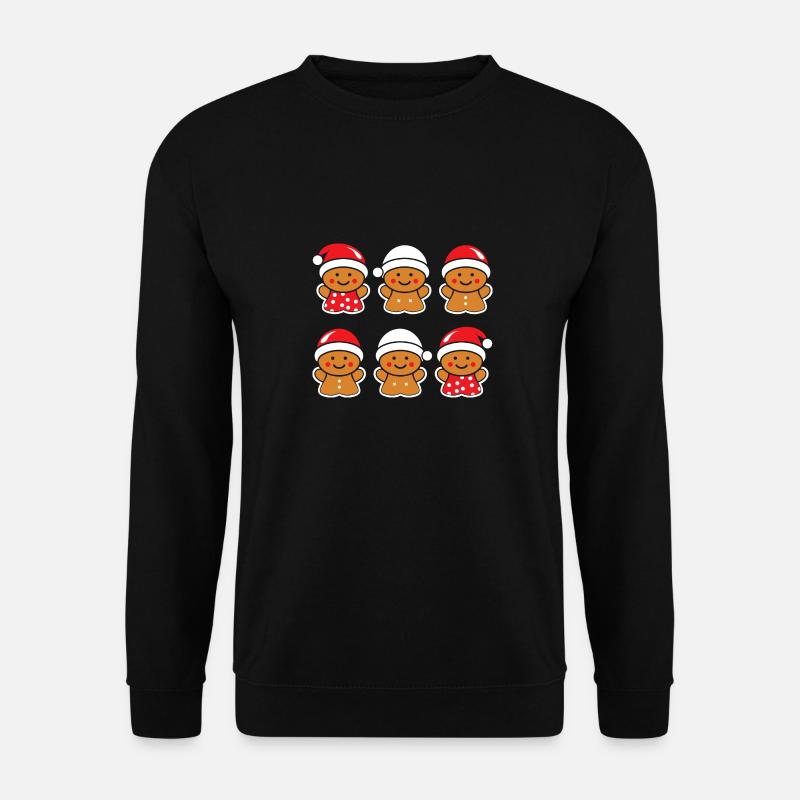 Gingerbread Man - Unisex Sweatshirt - black