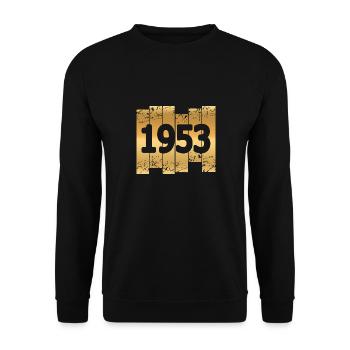 Gold Tone 1953 - Unisex Sweatshirt - black - Front - Alina (178cm) & Michal (187cm)