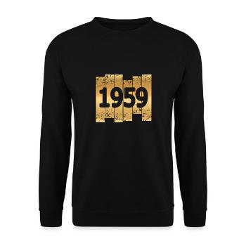 1959 - Unisex Sweatshirt - black - Front - Alina (178cm) & Michal (187cm)