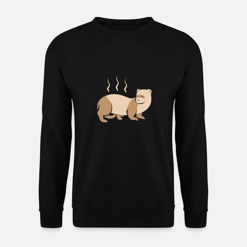 Frettchen Besitzer Frettchen - Unisex Pullover - Schwarz