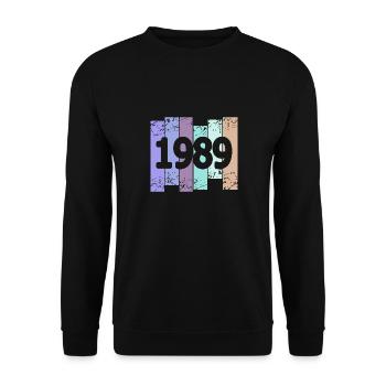 1989 - Unisex Sweatshirt - black - Front - Alina (178cm) & Michal (187cm)
