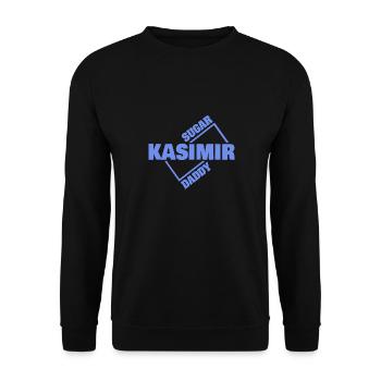 Kasimir - Sweat-shirt Unisexe - noir - Devant - Alina (178cm) & Michal (187cm)