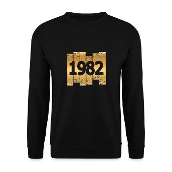 1982 - Unisex Sweatshirt - black - Front - Alina (178cm) & Michal (187cm)