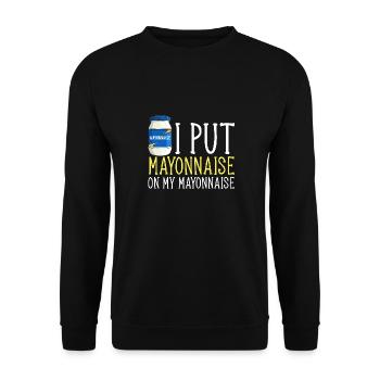 Mayonnaise - Unisex Sweatshirt - black - Front - Alina (178cm) & Michal (187cm)