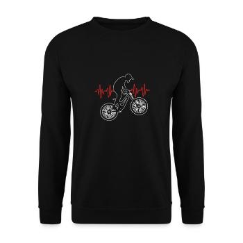 VTT VTT VTT - Sweat-shirt Unisexe - noir - Devant - Alina (178cm) & Michal (187cm)