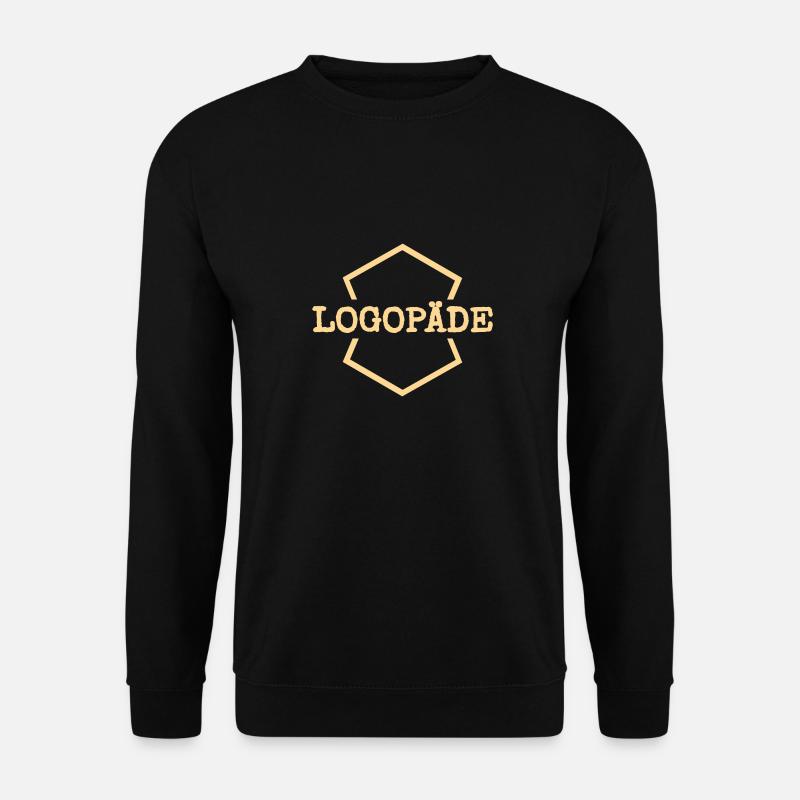 Arbeit Logopäde - Unisex Pullover - Schwarz
