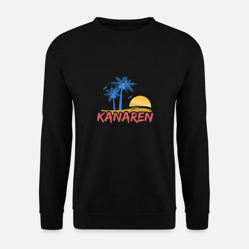 Strand Kanaren - Unisex Pullover - Schwarz
