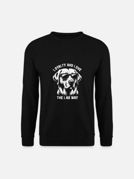 Labrador Retriever Loyalität Familienfreund - Unisex Pullover - Schwarz