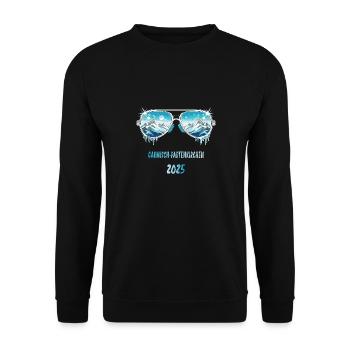 GARMISCH PARTENKIRCHEN 2025 - Unisex Pullover - Schwarz - Vorne - Alina (178cm) & Michal (187cm)