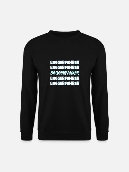 Job Excavator Operator - Unisex Sweatshirt - black