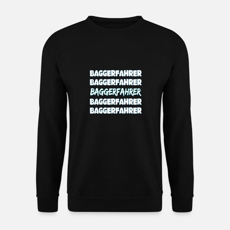 Job Baggerfahrer - Unisex Pullover - Schwarz