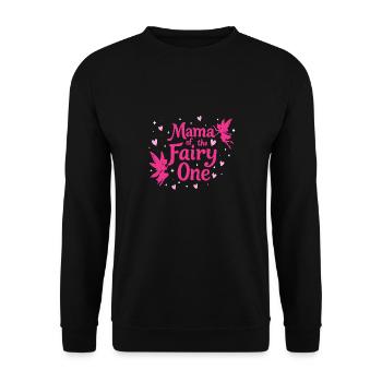 Maman de la fée Une - Sweat-shirt Unisexe - noir - Devant - Alina (178cm) & Michal (187cm)
