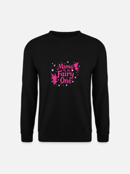 Mama of the fairy One - Unisex Sweatshirt - black
