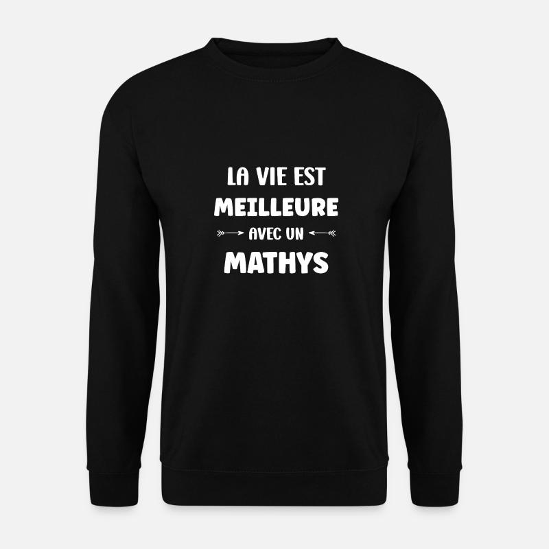 Mathys - Sweat-shirt Unisexe - noir