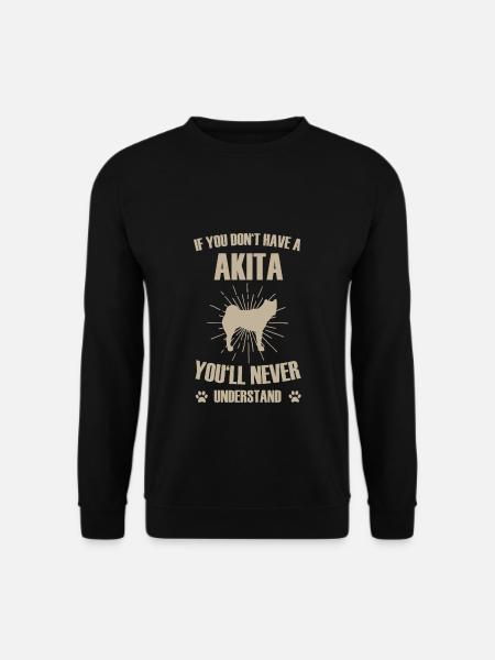 Akita - Unisex Pullover - Schwarz