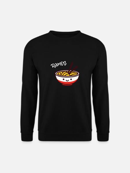 Ramen Schale Nudel Geschenk - Unisex Pullover - Schwarz