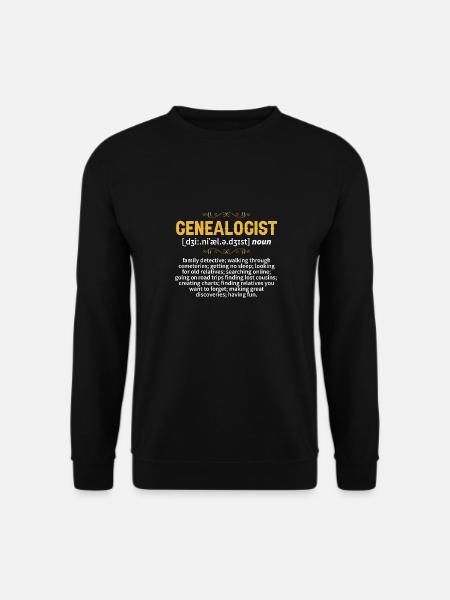 Slægtsforskning Slægtsforskning Slægtsforsker - Unisex sweater - sort