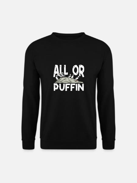 macareux macareux moines oiseaux Lunde - Sweat-shirt Unisexe - noir