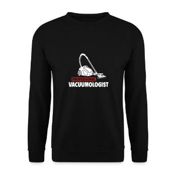 Aide domestique, femme de ménage, femme de ménage - Sweat-shirt Unisexe - noir - Devant - Alina (178cm) & Michal (187cm)