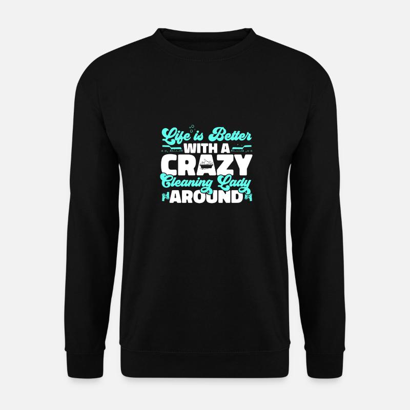 Haushaltshilfe Reinigungskraft Haushälterin - Unisex Pullover - Schwarz