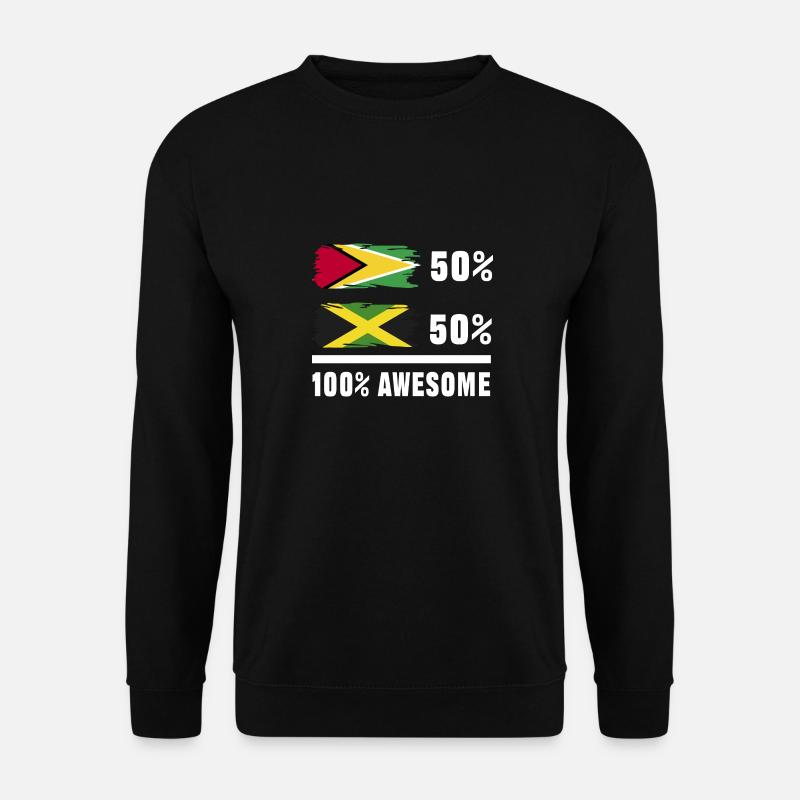 Guyana Flag Guyanais Guyanais - Sweat-shirt Unisexe - noir