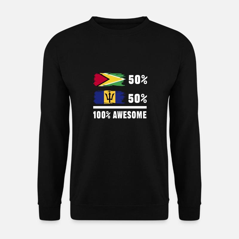 Guyana Flag Guyanais Guyanais - Sweat-shirt Unisexe - noir