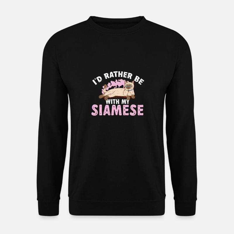 Siamese cat - Unisex Sweatshirt - black