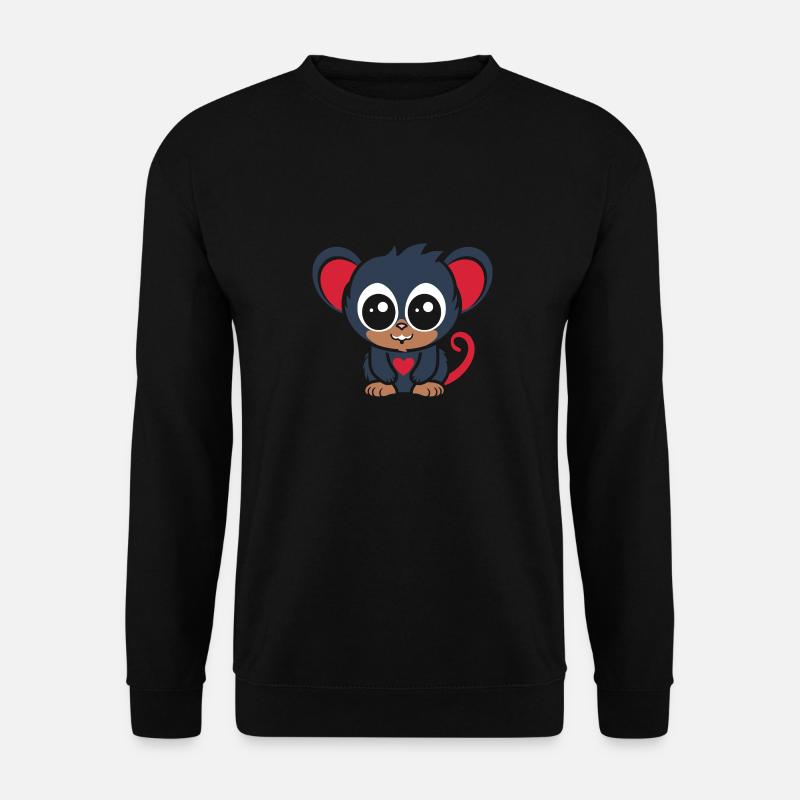 Koboldmaki - Unisex Pullover - Schwarz