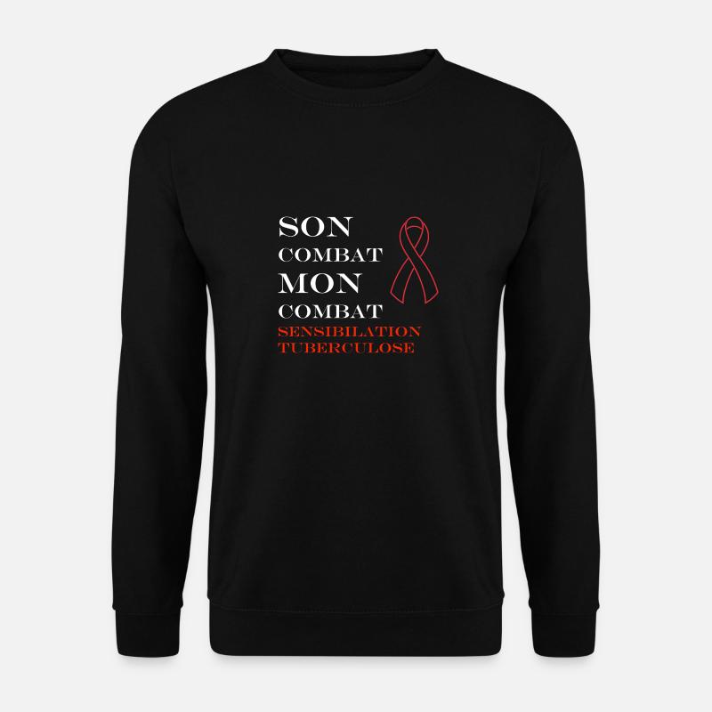 Sensibilisation à la tuberculose - Sweat-shirt Unisexe - noir