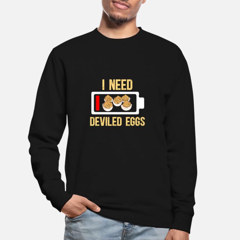 Gefüllte Eier Deviled Eggs Unisex Pullover