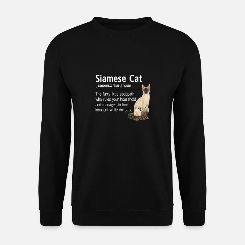 Siamese Cat Siamese Cat - Unisex Sweatshirt - black